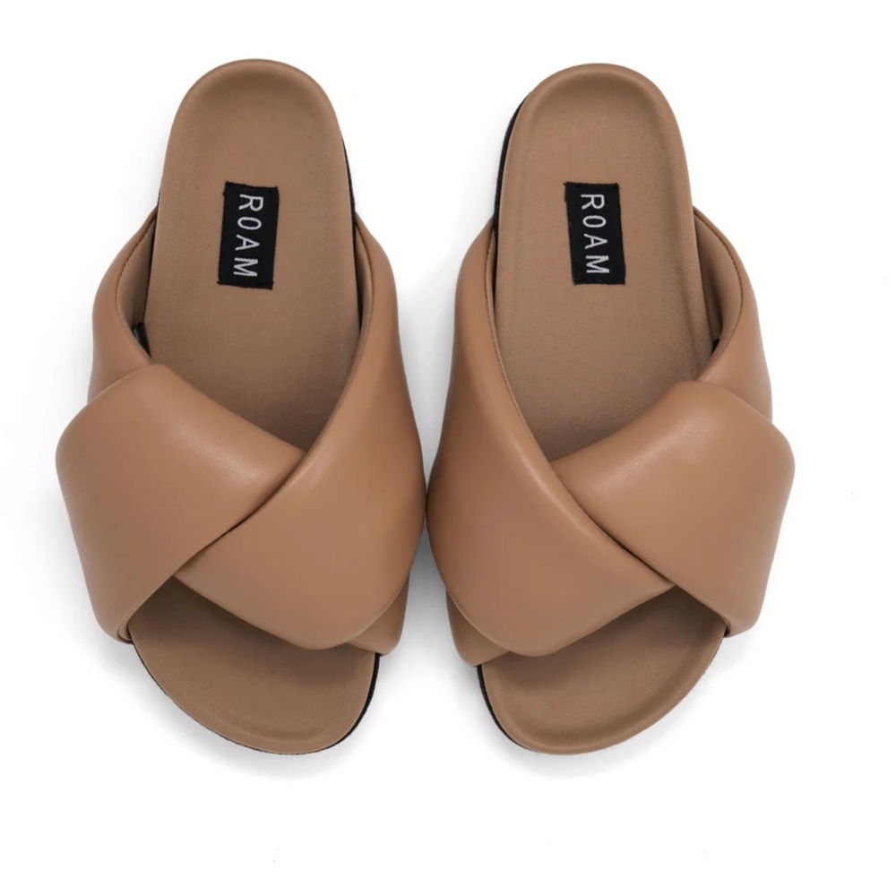 Roam Vegan Leather Puffy Sandal